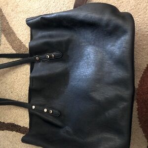 Miztique tote and make up bag, black.
